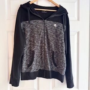 Express Two Toned Zip‎ Up Hoodie Size Large